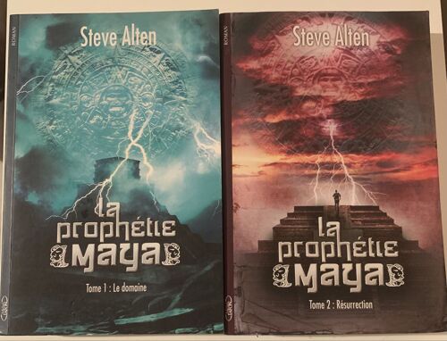La Prophétie  Maya - Tome 1 Et 2 - 2007-  Par Steve Alten - Chez Michel Lafon - Livre De Science-Fiction - 