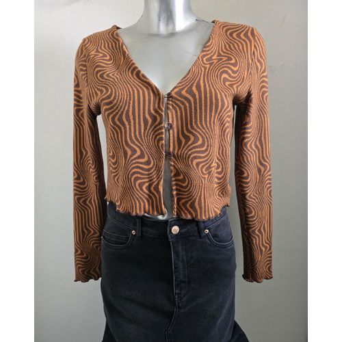 Gilet/Cardigan Crop Top - Stradivarius