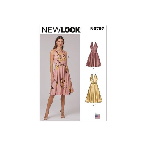 Patron New Look 6797 - Robe Femme En Deux Longueurs