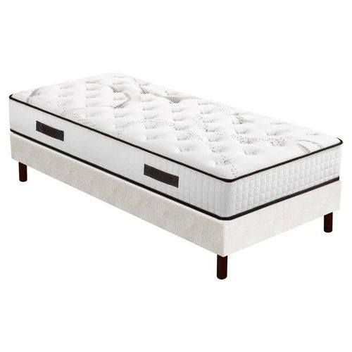 Matelas Myriade 4 + sommier SR15 - 90x190 - Mousse - Hauteur 23 cm - Soutien medium