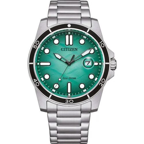 Montre - Citizen - Aw1816-89l - Acier Argenté - Étanchéité 10 Atm - Énergie Solaire