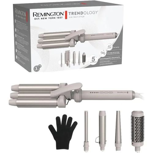 Boucleur À Cheveux Remington Trendology Ci41ms5e51 5en1 Avec 3 Accessoires