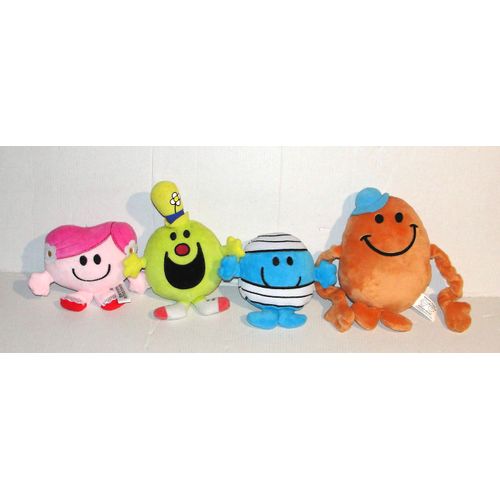 peluche monsieur madame jemini lot 4 doudou m rigolo m malchance mme calin et m chatouille aby smile