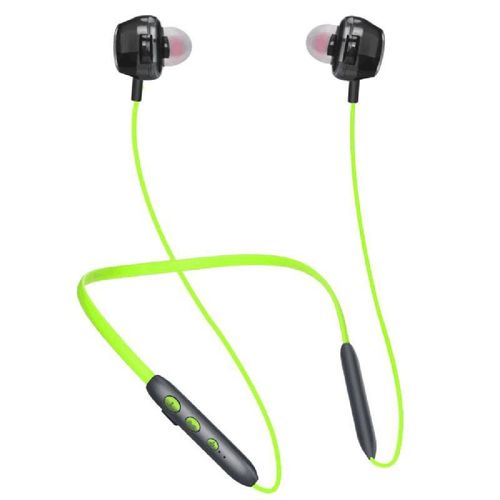 Ecouteurs Bluetooth 5.0 Micro Haute Fidélité Autonomie 12h Rouge Vert YONIS