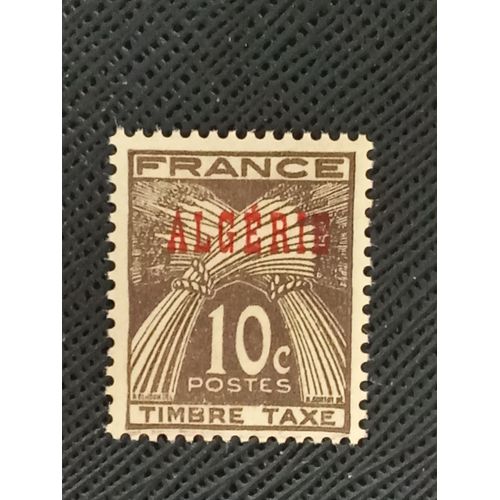 Timbre Algerie Y T T 33 Gerbes De Blé Surimprimées 1947 (151009 )