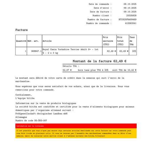 2 Sacs De Croquettes Royal Canin Yorkshire Terrier 8+