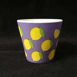 QUY CUP TAZZINA RIUTILIZZABILE ECO-FRIENDLY IN BAMBU 90ML LIMONI ACCESSORI CUCINA CASA