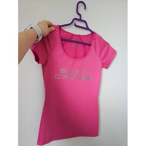 T-Shirt Technique Bodycross Rose Femme – Taille S – Respirant, Léger Et Séchage Rapide