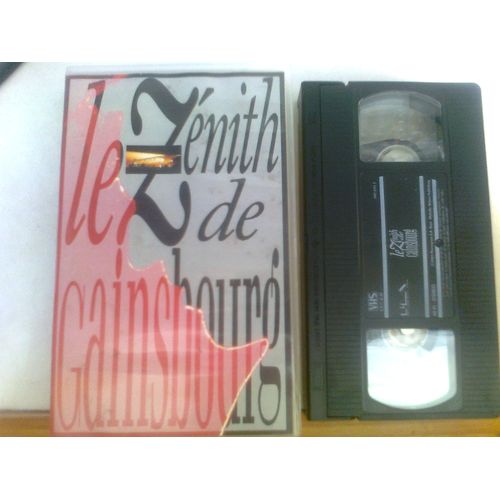 Cassette Vidéo Vhs - Le Zénith De Gainsbourg - Serge Gainsbourg