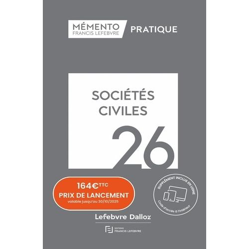 Sociétés Civiles - Mémento Pratique 2026