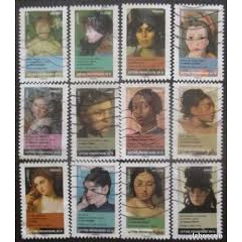 Art : Portraits De Femmes Dans La Peinture Sé&Rie Complète Année 2012 Autoadhésifs N° 674 675 676 677 678 679 680 681 682 683 684 685 Yvert Et Tellier