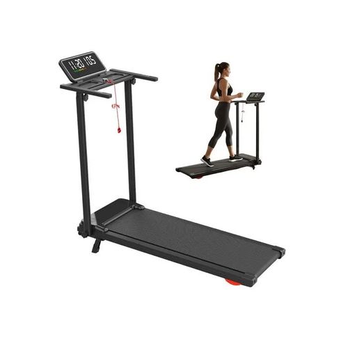 Tapis De Course Électrique Pliable Pour La Maison Avec Inclinaison Réglable Application Télécommande Grand Écran, 12 Km/H