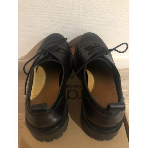 Derbies En Cuir Noir Taille 40