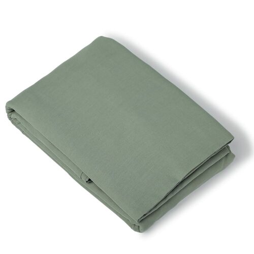 Housse De Couette Coton Lavé Céladon 240x220
