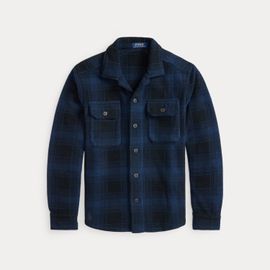 Surchemise À Carreaux En Velours Polaire