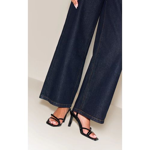 Femme Sandales Vernies Noires À Boucles | Taille 41