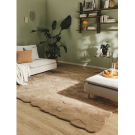 Tapis De Laine Beige 120x170