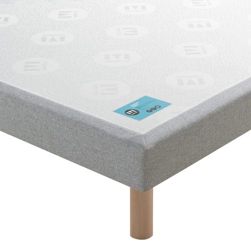 Sommier tapissier medium gris clair 120x200