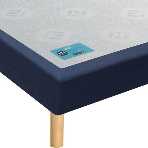Sommier tapissier ferme bleu nuit 120x200