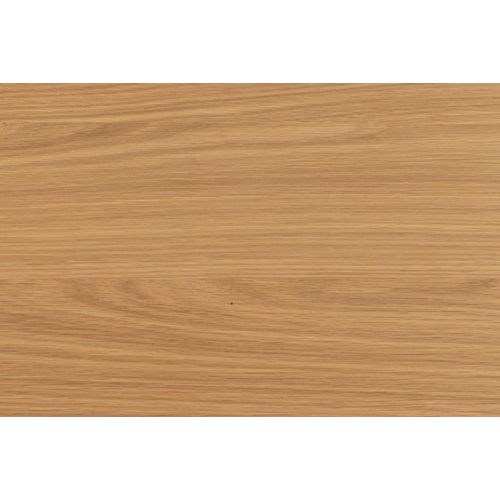 Table à manger ronde 120x120x75 cm décor chêne - MALIK