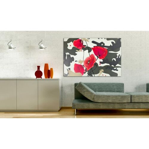 Tableau Peinture De Guerre 120 X 80 Cm