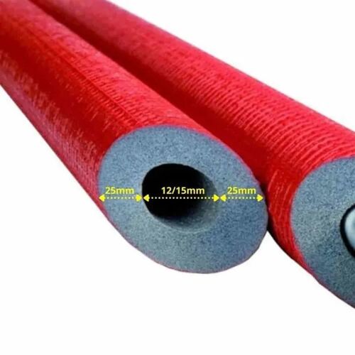 Isolation Thermique Tuyau Chauffage, 2m, Ø 12/15 mm, Norme GEG