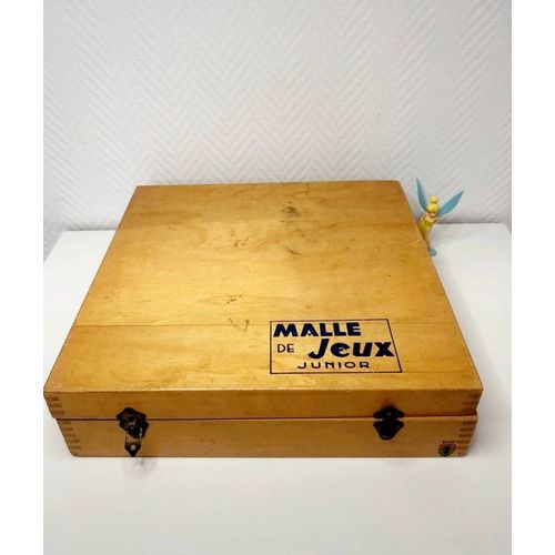 Malle De Jeux Multijeux En Bois