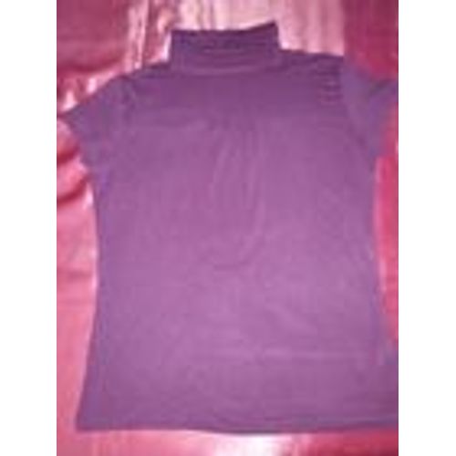 Sous Pull Violet Manches Courtes