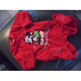 Pyjama De Noël Disney Mickey Noël Taille 12 Mois Idée Cadeau