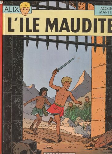 Bd Jacques Martin - Alix - L' Île Maudite Casterman 1969 - 48 Pages Cartonné Rigide - 22x30 Cm 0,4 Kg