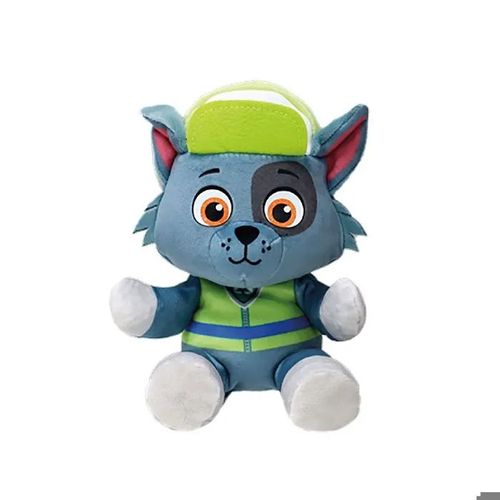 Peluche Pat'Patrouille Soft 15 cm Rocky - Bleu