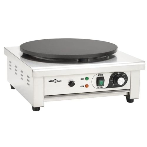 vidal XL Crêpière électrique avec bac de récupération 40 cm 3000 watts