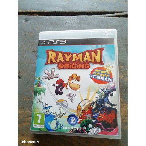 Jeu rayman origins includes exclusive lithograph ps3 complet pal uk