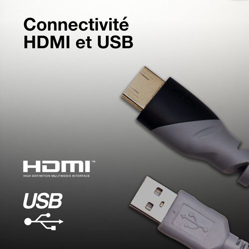 Cello C1920FSDE Televiseur LED HD Ready 19 Pouces avec Lecteur DVD Integre et Triple Tuner DVBT2 S2 Noir