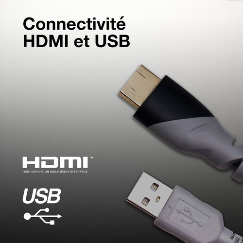 Cello C1920FSDE Televiseur LED HD Ready 19 Pouces avec Lecteur DVD Integre et Triple Tuner DVBT2 S2 Noir