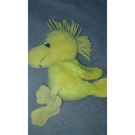 Doudou peluche dods jaune canard