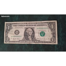 Billet De 1 Dollar Américain, Bonne État.