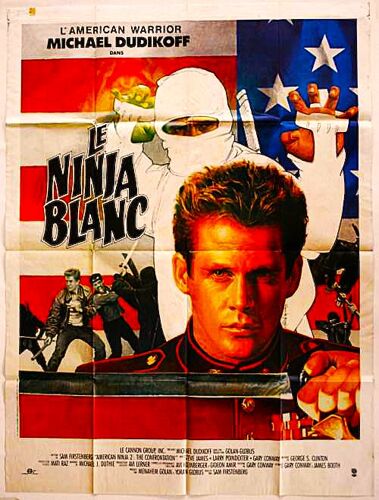Le Ninja Blanc -De Sam Firstenberg - 1987 - Michael Dudikoff - Affiche Originale Cinéma Pliée - 120 X 160 Cm - ()