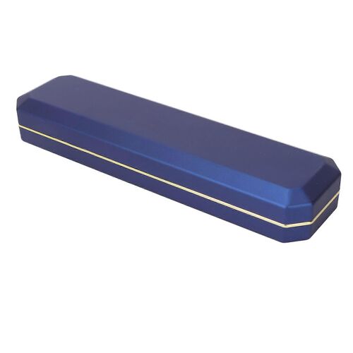 Coffret Cadeau Écrin à Bijoux avec Éclairage LED - Intérieur Doudou - Bleu pour Cérémonies