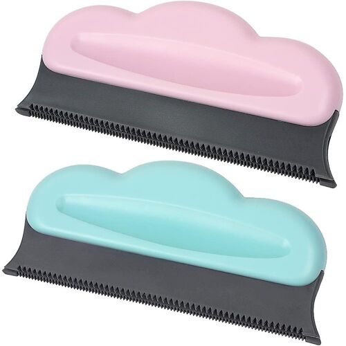 Brosse Anti-poils 2-en-1 Caoutchouc - Réutilisable Tapis/Meubles
