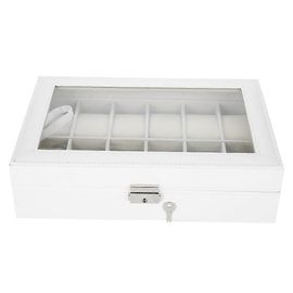 Présentoir Montres 12 Cases Cuir Pu - Rangement Bijoux