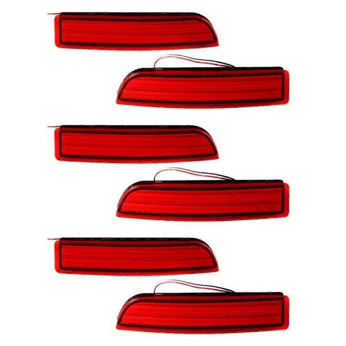 Kit 6 Feux Arrière Led - Compatible Avensis/Alphard - Frein Stationnement