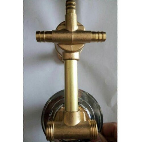 Robinet Douche Murale Laiton 3 Voies - Raccord 9cm