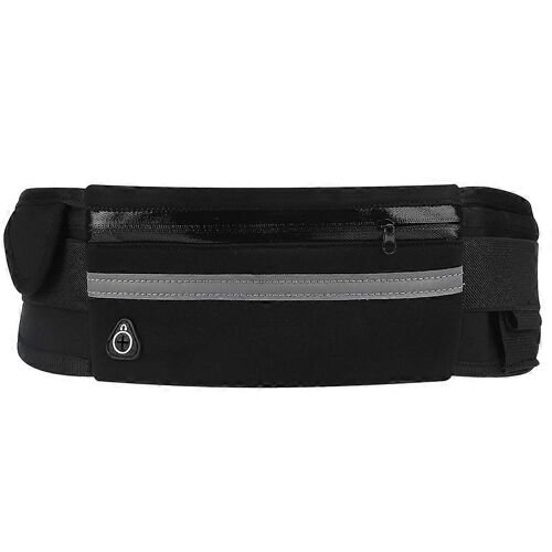Sac Banane Multifonction Homme Femme - Sport Rangement Téléphone Noir Taille Unique