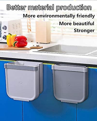 Poubelle De Cuisine Pliable Pour Porte - Fixation Murale - Pour Voiture, Maison, Bureau