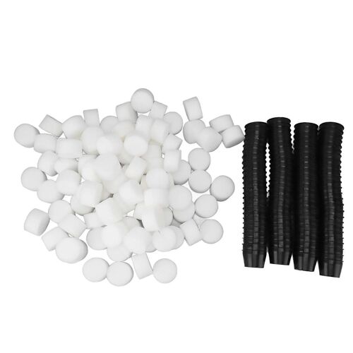Lot De 100 Paniers Culture Hydroponique - Éponges Circulaires Noires - Jardinage
