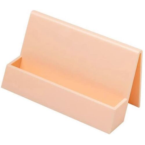 Porte-cartes de visite de bureau - Support de table - Design rose pour femmes et hommes