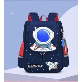 Sac à dos en carton pour écoliers - Cartable maternelle et primaire - Motif astronaute - 28x12x22 cm