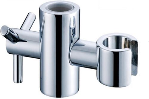 Support Pommeau Douche Rechange 2025 - Barre Coulissante Réglable - Laiton Argent