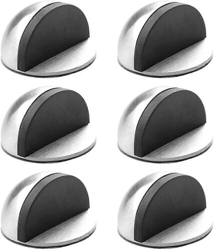 Lot de 6 Butées Porte Adhésives - Anti-Choc Sol Mur - Protection Meubles